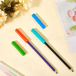 4Pcs 4 Styles Silicone Pencil Caps&nbsp;AJEW-GF0011-51B