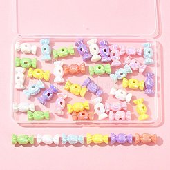 40Pcs UV Plating Opaque Acrylic Beads&nbsp;OACR-FS0002-27