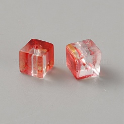 Baking Paint Transparent Glass Beads&nbsp;GLAA-WH0045-04F-1