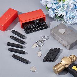 27Pcs Carbon Steel Stamps&nbsp;DIY-WH0740-11B