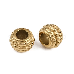 304 Stainless Steel European Beads&nbsp;STAS-K295-21G