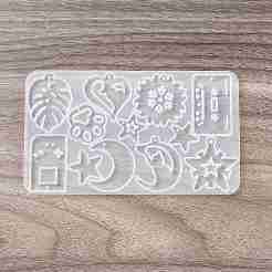 DIY Heart/Moon/Leaf Pendant Silicone Molds&nbsp;DIY-A039-05