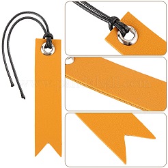 16Pcs 8 Colors Leather Bookmarks&nbsp;AJEW-CP0007-55