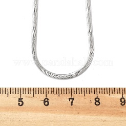 Tarnish Resistant 304 Stainless Steel Snake Chains Necklaces&nbsp;NJEW-O058-25P