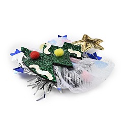 Christmas Theme Glitter Felt Fabric Alligator Hair Clip&nbsp;LS-PHAR-U002-01G