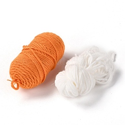 DIY Cotton Cup Mat Punch Needle Kits&nbsp;DIY-K032-38C