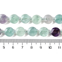 Natural Fluorite Beads Strands&nbsp;G-N342-04