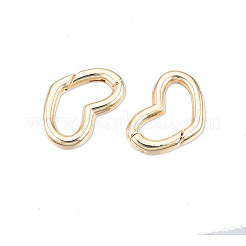 Brass Spring Gate Rings&nbsp;KK-N232-443LG