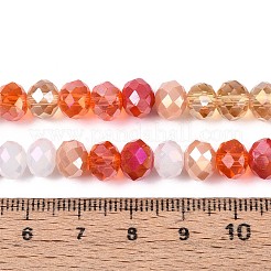 Electroplate Glass Beads Strands&nbsp;EGLA-N022-02A-A01