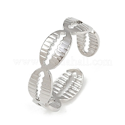 Brass Adjustable Cuff Rings for Women&nbsp;RJEW-B132-02A-P