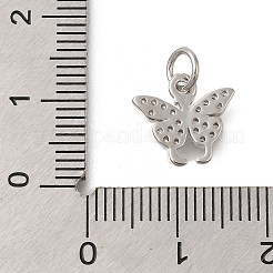 Rack Plating Brass Micro Pave Cubic Zirconia Charms&nbsp;KK-I716-05P