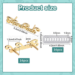 16 Sets Alloy Handmade Label Tags&nbsp;FIND-PH0060-38G
