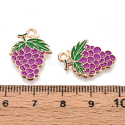 Fruit Alloy Enamel Pendants&nbsp;ENAM-T022-32I