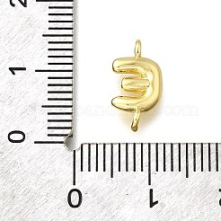 Brass Connector Charms&nbsp;KK-P295-01G-E