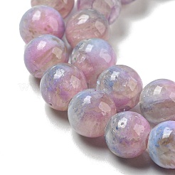 Dyed Natural White Jade Beads Strands&nbsp;G-F764-01E