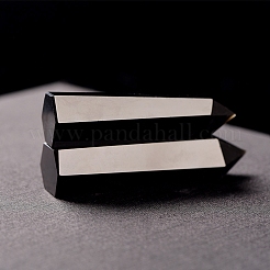 Natural Obsidian Hexagonal Prism Display Decorations&nbsp;PW-WG17825-01