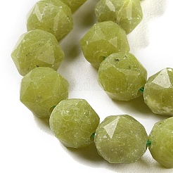 Natural Olive Jade Beads Strands&nbsp;G-NH0021-A17-01