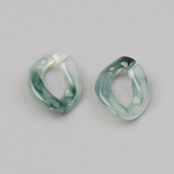Transparent Acrylic Linking Rings&nbsp;OACR-S038-005A-C04