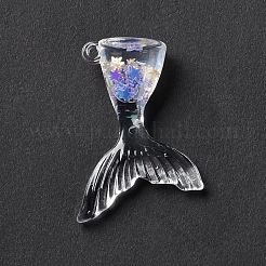 Luminous Transparent Resin Pendants&nbsp;RESI-K019-06