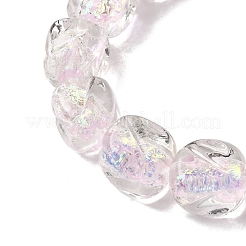 Handmade Foil Lampwork Beads Strands&nbsp;FOIL-C002-01G