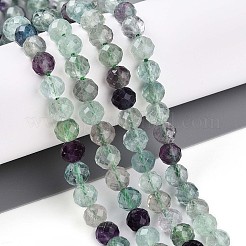 Natural Fluorite Beads Strands&nbsp;G-S345-6mm-31