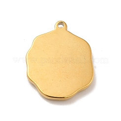 Ion Plating(IP) 304 Stainless Steel Pendant Rhinestone Settings&nbsp;STAS-I197-001G