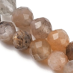 Natural Multi-Moonstone Beads Strands&nbsp;G-D347-A03-4mm