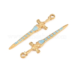 304 Stainless Steel Enamel Pendants&nbsp;STAS-K293-40G