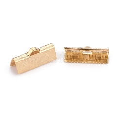 304 Stainless Steel Ribbon Crimp Ends&nbsp;STAS-P249-27C-G