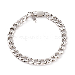 Tarnish Resistant Men's 304 Stainless Steel Cuban Chains Bracelets and Necklaces Jewelry Sets&nbsp;SJEW-JS01158