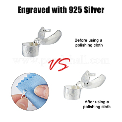 6Pcs 925 Sterling Silver Pendant Bails&nbsp;STER-DC0001-36