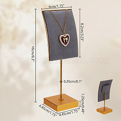 Velvet & Alloy Earrings Display Stands&nbsp;ODIS-WH0061-69B