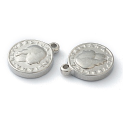 Non-Tarnish 304 Stainless Steel charms&nbsp;LS-STAS-O145-15P