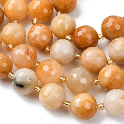 Natural Topaz Jade Beads Strands&nbsp;G-C249-A23-16MM