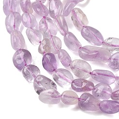Natural Lavender Amethyst Beads Strands&nbsp;G-C268-A03-6x8mm