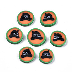 Handmade Polymer Clay Cabochons&nbsp;CLAY-T016-34