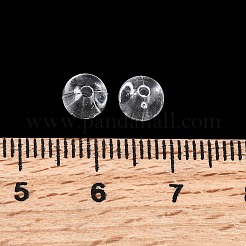 Transparent acrylic beads&nbsp;PL526_6MM