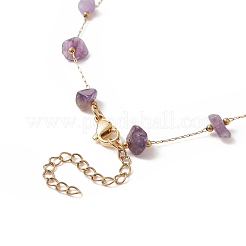 Natural Mixed Gemstone Chips Beaded Necklace&nbsp;NJEW-JN04234
