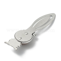 Owl Tibetan Style Alloy Bookmark Clips&nbsp;AJEW-JK00234