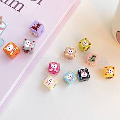 Opaque Acrylic European Beads&nbsp;OACR-E027-04