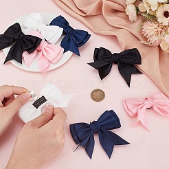 8Pcs 4 Colors Detachable Satin Ribbon Bowknot Shoe Decoration&nbsp;DIY-PH0023-71