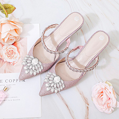 1 Pair Detachable Flower Shoe Decoration&nbsp;AJEW-HY0001-13