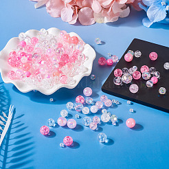 Transparent & Opaque Acrylic Bead&nbsp;LS-OACR-TAC0002-08B