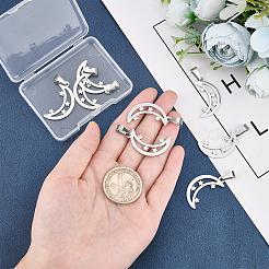8Pcs 304 Stainless Steel Pendants&nbsp;STAS-UN0030-75
