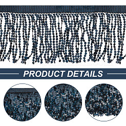 10 Yards Polyester Tassel Lace Ribbon&nbsp;DIY-WH0430-569D