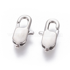 Non-Tarnish 304 Stainless Steel Lobster Claw Clasps&nbsp;STAS-G201-06C-P