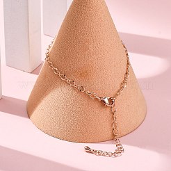Rack Plating Brass Curb Chain Bracelets for Women&nbsp;BJEW-G735-16RG