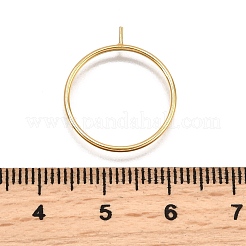 1/20 Yellow Gold Filled Stackable Rings Settings with Peg&nbsp;KK-Z116-01G-04