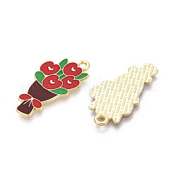 Valentine's Day Alloy Enamel Pendants&nbsp;ENAM-T023-14A