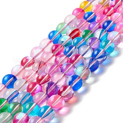 Synthetic Moonstone Beads Strands&nbsp;G-E573-02C-33